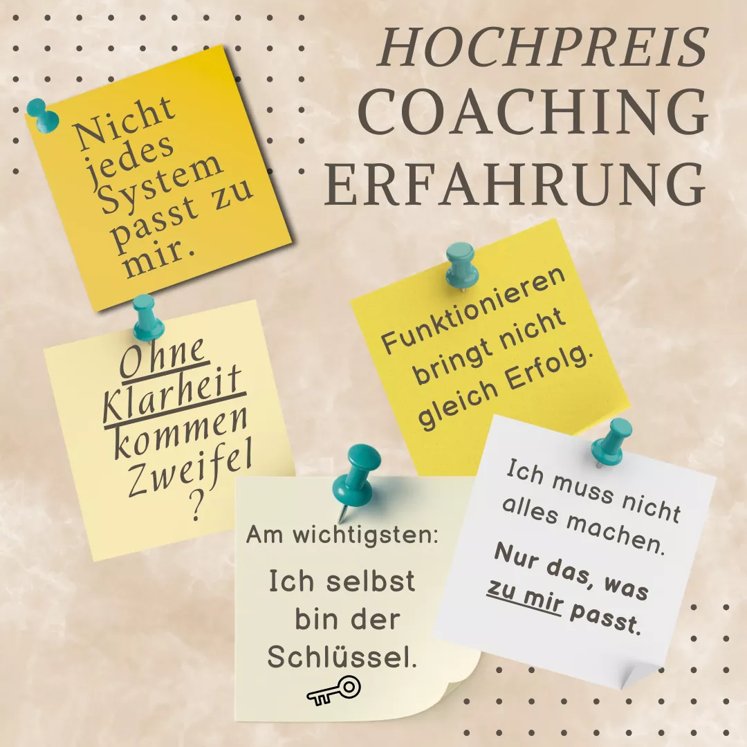 Hochpreis-Coaching